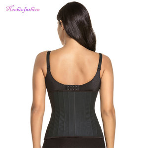 Corsetto Modellante in Lattice da 30 cm per Donna, con 29/25 Stecche in Acciaio, <span class=keywords><strong>Cintura</strong></span> Snellente per <span class=keywords><strong>Pancia</strong></span> - Product Image 4