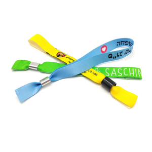 Thiết kế riêng của bạn tổ chức sự kiện một thời gian vải dây đeo cổ tay Kinh doanh Quà Tặng Polyester dây đeo cổ tay - Product Image 2