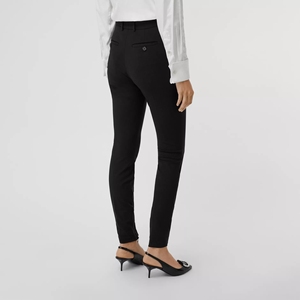 Nueva llegada 2019 de moda <span class=keywords><strong>Jean</strong></span> alta cintura Formal de moda tobillo elástico ropa mujer pantalones de oficina - Product Image 3