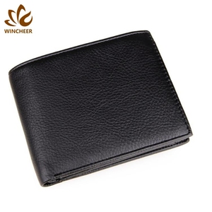 Venta caliente logotipo personalizado <span class=keywords><strong>de</strong></span> moda estándar <span class=keywords><strong>carteras</strong></span> elegante cuero mens bifold caballeros cartera - Product Image 1