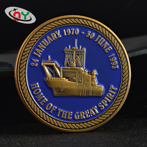 Thiết Kế thời trang Tùy Chỉnh Kim Loại Vàng Sáng Tạo Hiển Thị Mỹ Marshals An Ninh Quân Sự Thách Thức Đồng Xu - Product Image 5