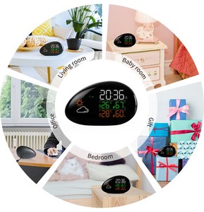 Température Prévisions Météo Alarme et Snooze Sans Fil Calendrier Thermomètre Hygromètre Station Météo - Product Image 5