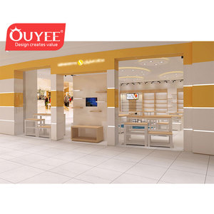 Famosa marca estante de utensilios de pantalla de diseño de madera cocina escaparate de la exhibición para la decoración del hogar concepto de tienda - Product Image 2