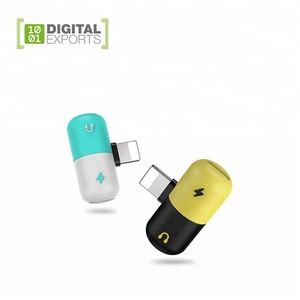 Thiết Kế Tùy Chỉnh Mới Nhất Capsule Hình Âm Thanh Adapter <span class=keywords><strong>3</strong></span> Trong <span class=keywords><strong>1</strong></span> Sạc Nhanh Mini Headphone Nối Cho Android Và Iphone Series - Product Image 2