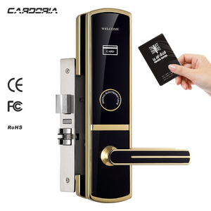 Serrure de porte avec carte à clé électronique RFID, en alliage de Zinc, 1 pièce, contrôle d'accès pour hôtel/maison - Product Image 2