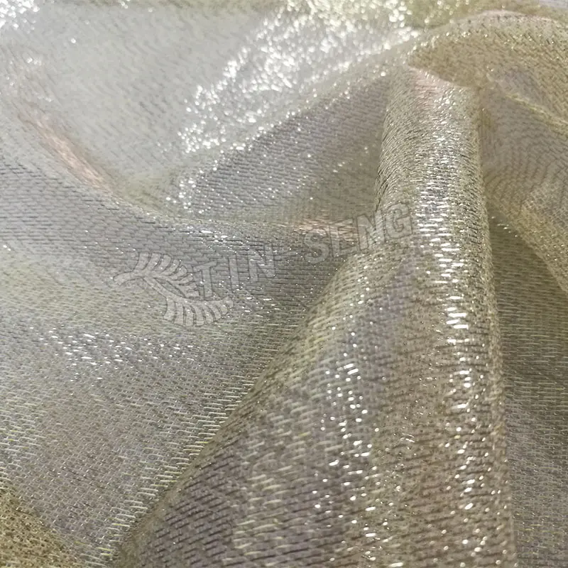 Çin Toptan Pırıltılı Metalik Fishnet Kumaş kadın Iç Çamaşırı için