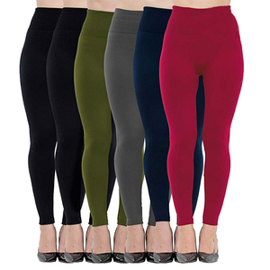 Chine usine gros <span class=keywords><strong>fantaisie</strong></span> hiver polaire sans soudure femmes leggings - Product Image 1