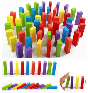 Empilables en bois pour bébés, jouets, blocs, imprimés - Product Image 4