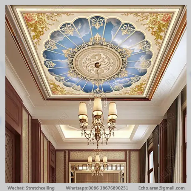European palace style artistic decorative ceiling design