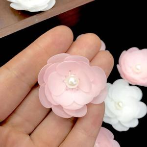 3D thạch quần áo nghệ thuật trang trí hoa handmade sequin hoa - Product Image 3