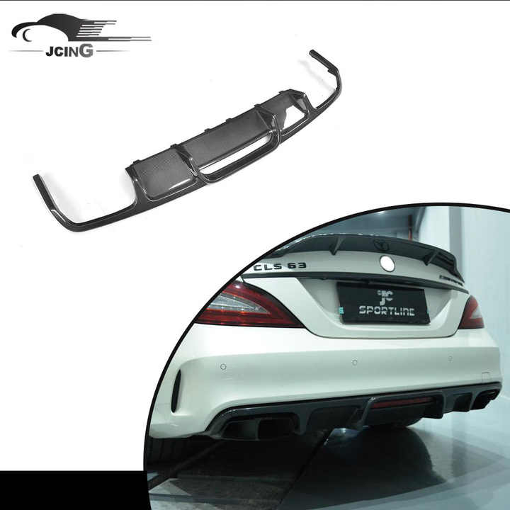 Mercedes CLS63 AMG S Carbon Fiber Rear Diffuser - 2014-2016