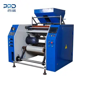 Cheap price fully automatic edge folding pre stretch film rewinder machine