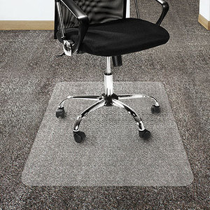 Alfombrilla para silla de oficina de policarbonato con picos transparentes esmerilados para suelos de moqueta, alfombrillas para sillas con tachuelas - Product Image 4