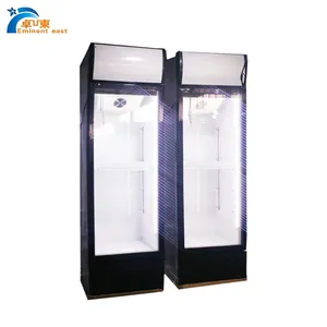 Slim cooler/Glass door display fridge/upright showcase chiller