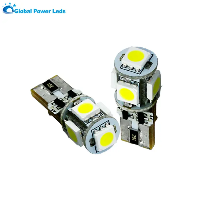 הטוב ביותר למכור באיכות גבוהה T10 W5W 194 501 5smd LED canbus LED מחוון אות הנורה אור רכב מנורת רכב תאורה מערכת