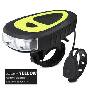 Luz Delantera <span class=keywords><strong>para</strong></span> Bicicleta con Bocina <span class=keywords><strong>LED</strong></span> de 140db, Recargable por USB, Juego de <span class=keywords><strong>Luces</strong></span> <span class=keywords><strong>para</strong></span> Bicicleta - Product Image 6