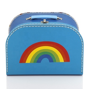 Carton Rétro <span class=keywords><strong>Vintage</strong></span> En Plastique Poignée de <span class=keywords><strong>Couture</strong></span> Enfants Mini Valise Cadeau Boîte - Product Image 3