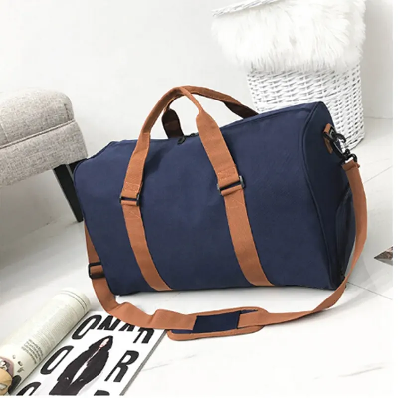 Mode Canvas Plunjezak Handbagage Sport Gym Mens Sport Tassen Verkoop