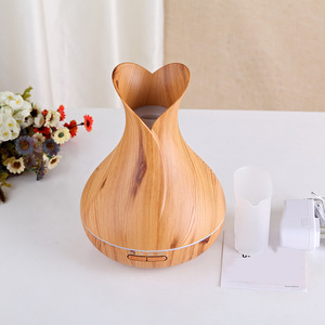 Vase Ultrasonic Room Air Humidifier 500ml Large Space Aroma Diffuser With 7 <span class=keywords><strong>Color</strong></span> <span class=keywords><strong>LED</strong></span> Changing Light - Product Image 4