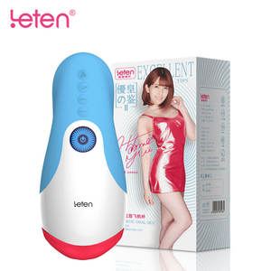 เครื่องช่วยสำเร็จความใคร่ชายแบบอิเล็กทรอนิกส์ รุ่น Leten Male Electronic Masturbators Series Hot Kiss Lip Heating Oral Masturbation Cup พร้อมเสียงอั๋มอั๋ม - Product Image 1