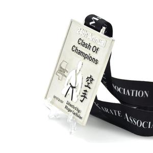 Commercio all'ingrosso su ordinazione 24th annuale <span class=keywords><strong>clash</strong></span> <span class=keywords><strong>of</strong></span> Karate association medaglia del metallo - Product Image 4