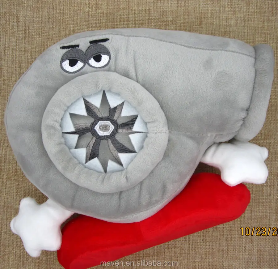 Without Inner Filling JDM Car Turbine Turbo Charge Pillow Plush Toys Seat Waist Cushion Backrest 35cm
