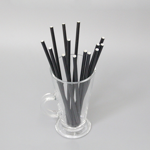 Biodegradable de té de burbuja de paja bebiendo pajitas de papel - Product Image 3