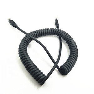 <span class=keywords><strong>Spiral</strong></span> gewickeltes <span class=keywords><strong>Ethernet</strong></span>-Kabel <span class=keywords><strong>Spiral</strong></span> TPU Einziehbares Cat5e-Netzwerk-LAN-Kabel