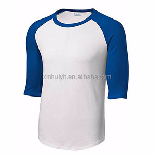 Mens o della Gioventù 3/4 Manica 100% Cotone tshirt Baseball Tee Shirts - Product Image 3