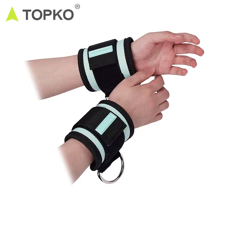 TOPKO Hot Gewichtheben Wraps Natur material meist verkaufte Handgelenk Knöchel riemen Gewichts satz