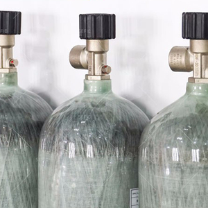 स्कूबा डाइविंग 6.8L 300bar कार्बन लिपटे श्वास हवा डाइविंग सिलेंडर, ग्लास फाइबर टैंक - Product Image 2