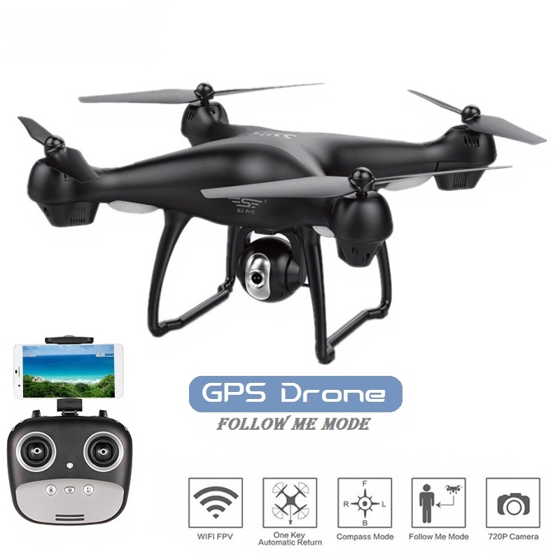 SJRC S70W GPS Drona Radio Control Drone with Cam - Mini FPV