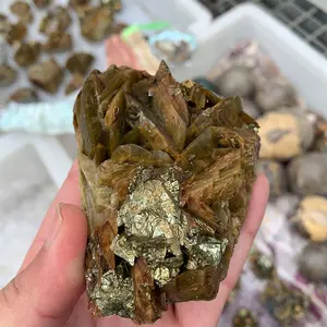 High-quality Natural Rough Chalcopyrite Crystal Raw Stone Chalcopyrite Mineral