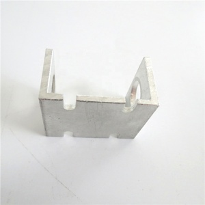 Anodize ekstrüde alüminyum U şekli montaj kapağı damgalı delikli - Product Image 3