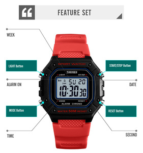 Guangzhou Skmei 1496 Cheap Custom logo Watches Mens Waterproof <strong>Digital</strong> <strong>Clock</strong> - Product Image 5