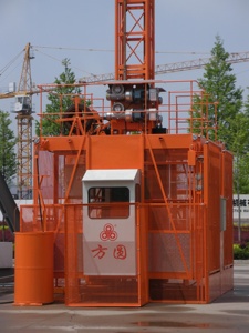 Altezza di sollevamento 300 m singola gabbia costruzione di sollevamento di sollevamento ascensore SC100 - Product Image 3