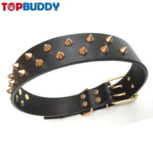 En gros Offre Spéciale Couleur Personnalisée Clouté EN CUIR PU Chien <span class=keywords><strong>laisse</strong></span> Pour Animaux De Compagnie <span class=keywords><strong>collier</strong></span> Rivets <span class=keywords><strong>Collier</strong></span> Pour Animaux De Compagnie - Product Image 2