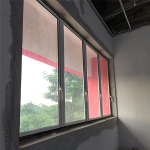 Villa abatible de aluminio ventanas de grano de madera swing windows uso para casa - Product Image 4