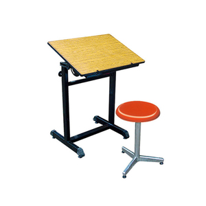 <span class=keywords><strong>Table</strong></span> à <span class=keywords><strong>dessin</strong></span> ajustable et pliable pour étudiants, échantillon de design personnalisé - Product Image 6