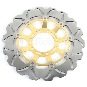 Wave floating motorcycle front brake disc for Triumph <span class=keywords><strong>STREET</strong></span> <span class=keywords><strong>TRIPLE</strong></span> R 675 - Product Image 5