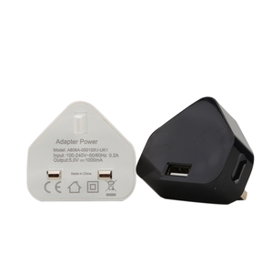 CB RoHS CE llegar certificado 5 V 1A para <span class=keywords><strong>iPhone</strong></span> Samsung USB enchufe <span class=keywords><strong>de</strong></span> pared 3 Pin cargador <span class=keywords><strong>de</strong></span> Reino Unido - Product Image 3