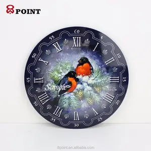 Horloge murale personnalisée à Sublimation en MDF, prix d'usine, décoration quotidienne de maison, impression d'images personnalisée