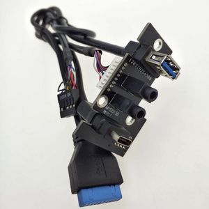 Cable de Placa Base para PC de Fábrica, Puertos USB 3.0 + USB <span class=keywords><strong>C</strong></span> + Audio HD, Placa de E/S + Cable Interno - Product Image 5