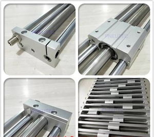 Cylindre pneumatique <span class=keywords><strong>sans</strong></span> <span class=keywords><strong>tige</strong></span> en aluminium à couplage magnétique série <span class=keywords><strong>SMC</strong></span> CY1S CY1B CY1R CR1L CY1RG - Product Image 4