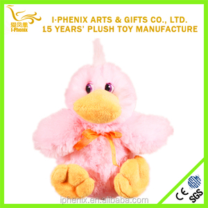 2015 nuevo producto de color <span class=keywords><strong>rosa</strong></span> de peluche de <span class=keywords><strong>pato</strong></span> de juguete - Product Image 1