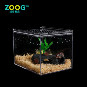 Al por mayor personalizado acrílico claro camaleón arañas escarabajo tarántula Terrario de reptiles caja jaula - Product Image 2