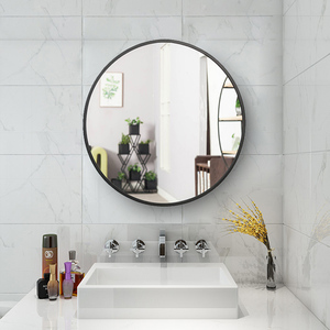 Modern Nordic Decorative <strong>Large</strong> Iron Frame Wall <strong>Round</strong> <strong>Mirror</strong> for Sales <strong>Mirror</strong> Factory Ningbo - Product Image 5