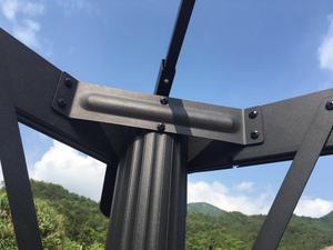 El más vendido <span class=keywords><strong>Roma</strong></span> Garden Gazebo Marco de aleación de aluminio Gazebo de metal - Product Image 4
