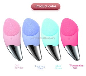 Cepillo de limpieza Facial de dermoabrasión Hydra, masaje Facial eléctrico de silicona, <span class=keywords><strong>limpiador</strong></span> de vibración profunda de poros para uso doméstico, nariz dirigida - Product Image 6