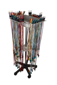 CXSDDZ Soporte de Clips de Cable de Laboratorio con Ruedas Móviles Modelo GXJ01 de Plástico y <span class=keywords><strong>Acero</strong></span> para Organización y Movilidad - Product Image 3